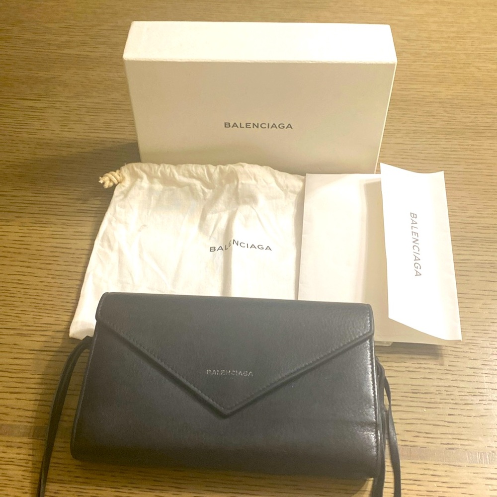 Balenciaga Leather Wallet, full inclusion